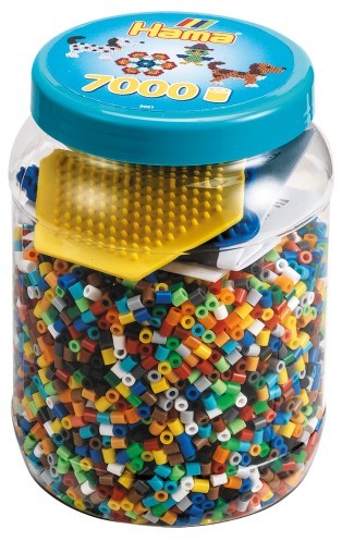 Hama 2021 Hama Midi Koraliki z podkładkami w tubie 7 000 el 2021