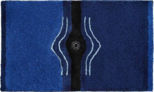 Grund dywanik łazienkowy, 100% poliakryl, ultramiękki granatowy, 60 x 100 cm
