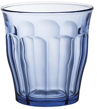 Duralex 1028bc04 picardie 4 szklanki szklany niebieski morski 9 cm 1028BC04