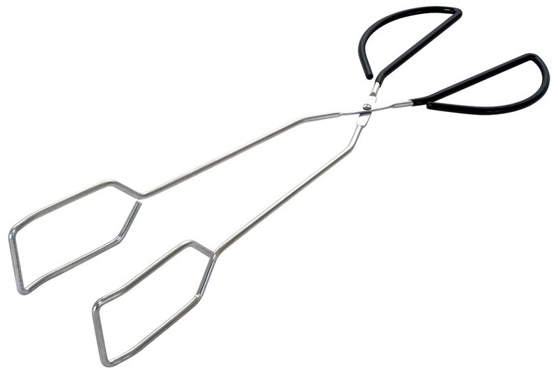 Happy Green Chromowane kleszcze do grilla BBQ 38 cm