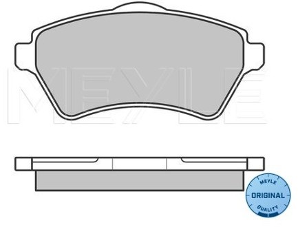 Wulf Gaertner Autoparts Zestaw klocków hamulcowych, hamulce tarczowe Wulf Gaertner Autoparts 025 236 1517