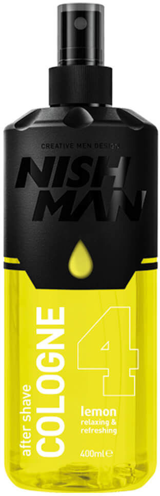 Nishman Nishman After Shave Lemon Cologne No.4 Woda kolońska po goleniu o zapachu cytryny 400ml 16539