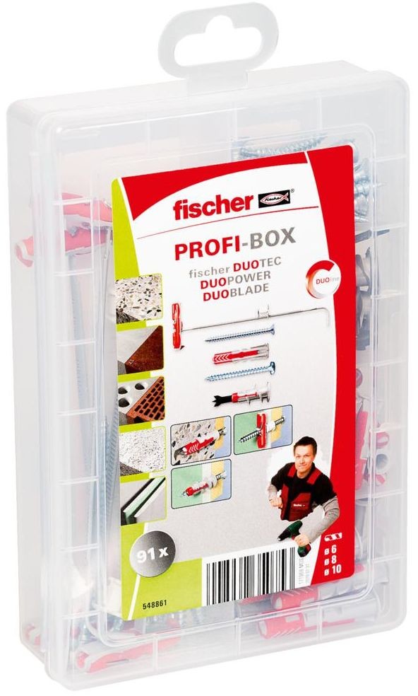 Fischer Zestaw kołków rozporowych Profibox Duoline 59 + 32 szt.
