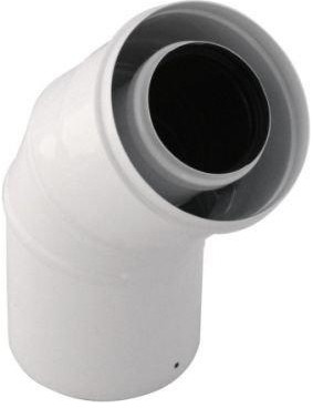 Spiroflex Kolano 2-ścienne  białe 90 st.