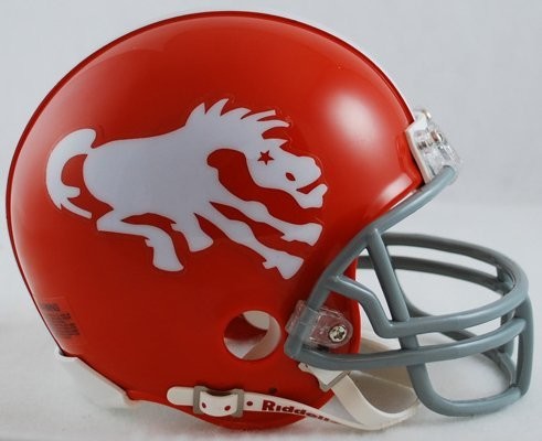 Riddell NFL Football Mini kask Denver Broncos Throwback 1962  65 na kask  Football 514275