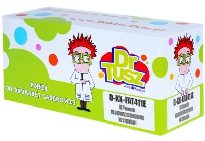 DrTusz Toner Zamiennik KX-FAT411 do Panasonic FAT411E) Czarny)