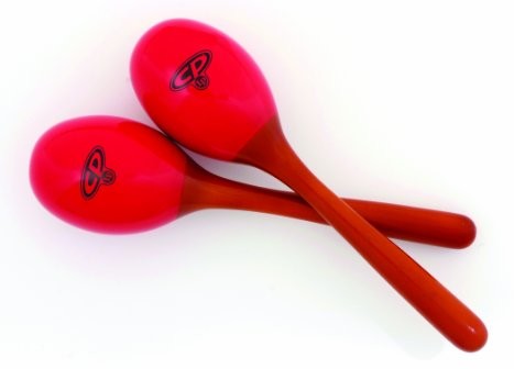 Latin Percussion LP862140 CP duże marakasy drewniane, czerwony, CP281 LP862140