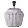 Clayre & Eef Lampa Stołowa Ceramiczna Szara B CE6LMP546