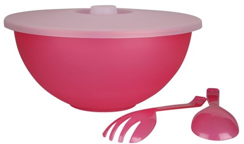 Altom MISKA WEEKEND 26CM 3,6L Z POKRYWĄ CZERWONY (041)