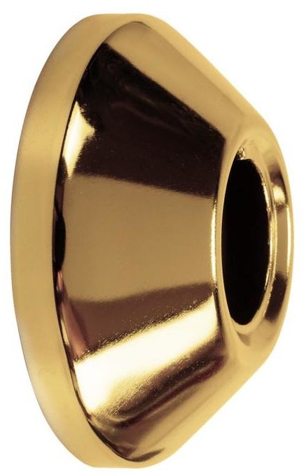 Tycner Rozeta 3/4'' stożek z gwintem 25/70 mm Złota