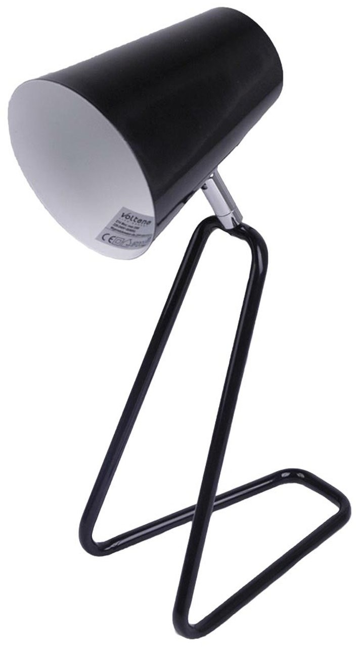 Volteno Lampa stołowa czarna 1x25W E14
