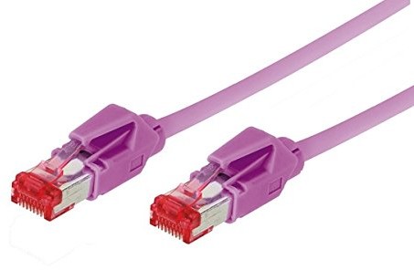 Tecline 71810 m Category 6 A Patch kabli Ethernet (S/FTP, PiMF, EIA/TIA, Class EA, 10 m) jasnoczerwony 4048889017111