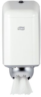 SCA Tork 200040 dozownik Mini innenabrollungs wykonany metalowy, biały 200040