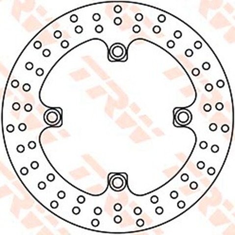 TRW Automotive Aftermarket mst338 motocykl tarcza hamulcowa, sztywny MST338