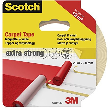 Scotch 42022050 dywan taśmy klejącej, 50 MM X 20 m, biały 42022050
