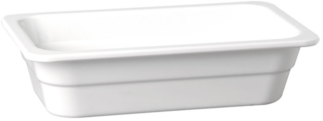 APS Pojemnik prostokątny z melaminy GN 1/4, 265x162 mm, biały | Highline 83762