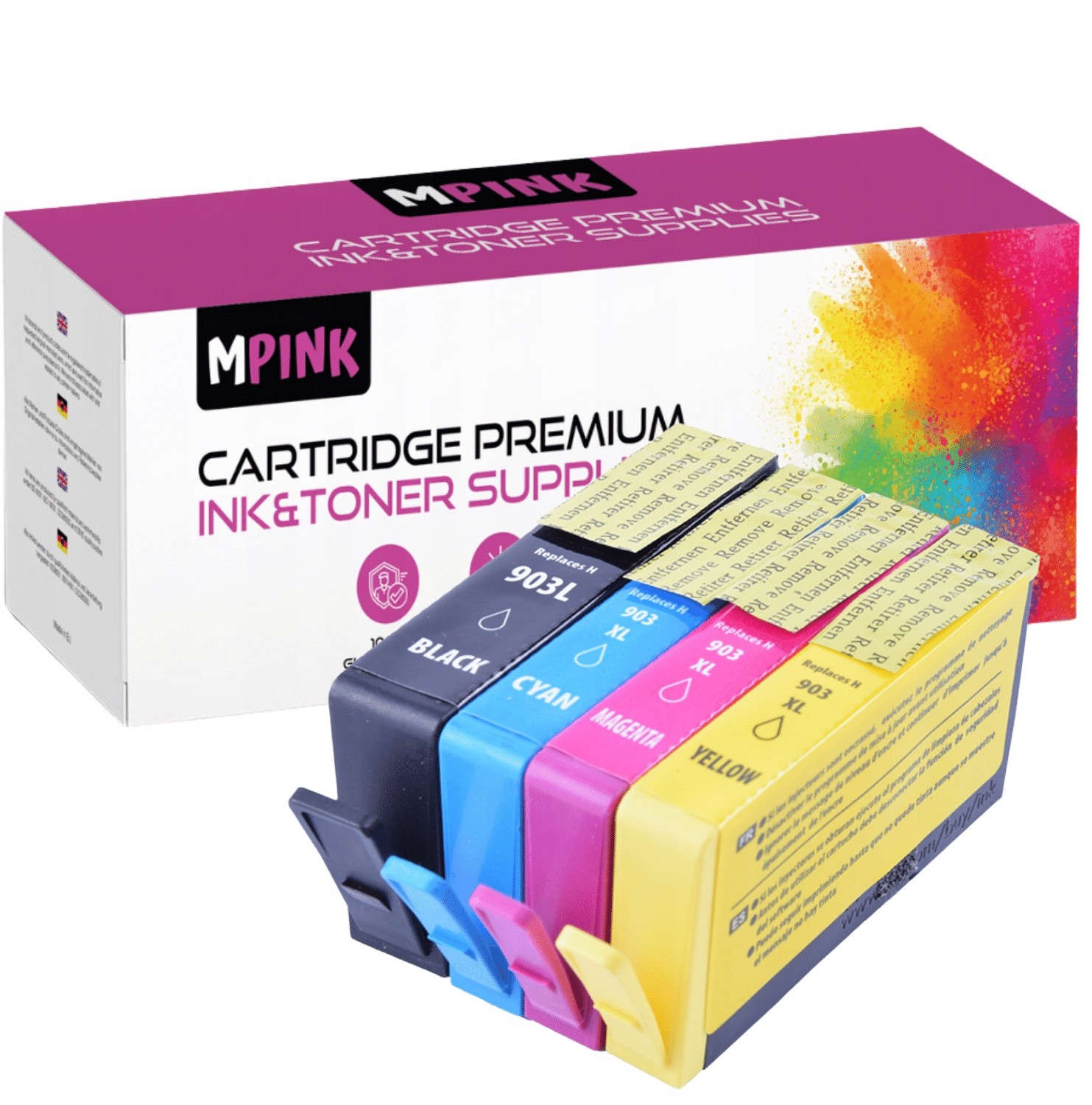 4 Tusze do Hp 903XL Officejet 6900 6950 6960 6970