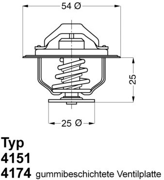 Wahler Termostat ukadu chodzenia 4174.79D