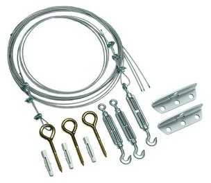 Vogels PUA 9504 Connect-it II - komplet stabilizujący, profil PUC 25xx, srebrny PUA 9504