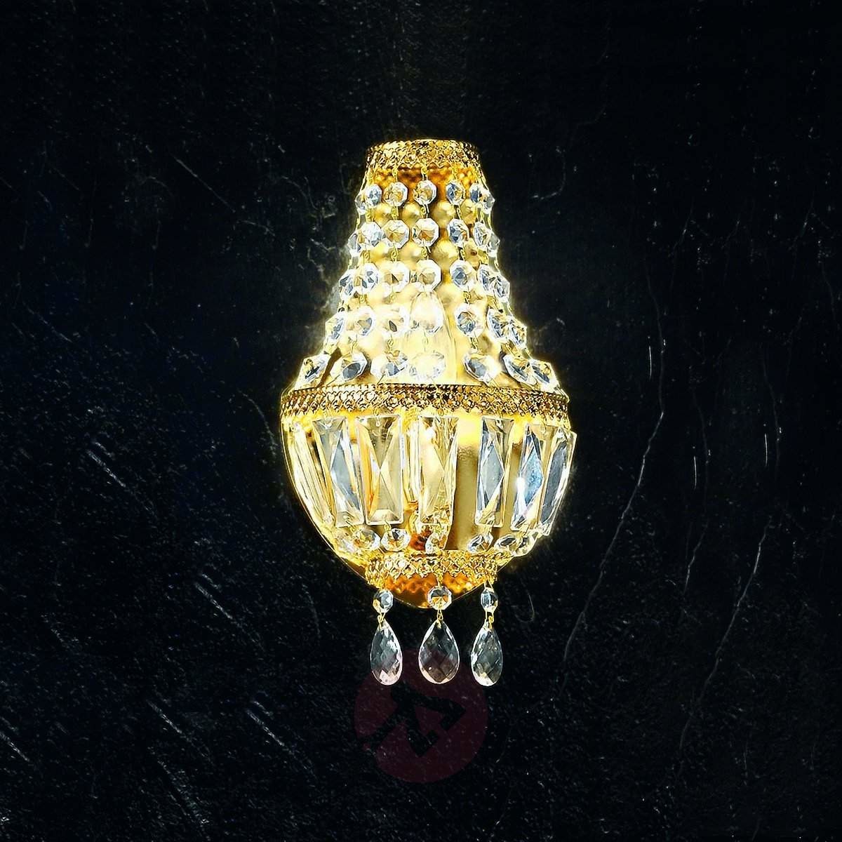Lampa ścienna Cupola z 24 karatowym złoceniem