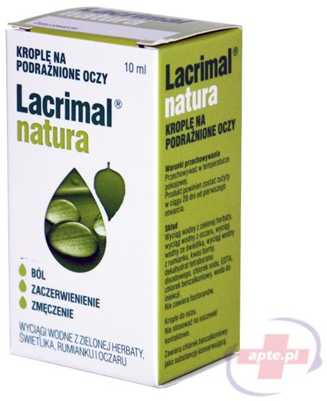 Polpharma Lacrimal natura krople do oczu 10ml