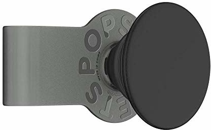 PopSockets PopSockets: PopGrip Slide klips bazowy z uchwytem do telefonu PopGrip z wymiennymi krążkami PopTop, kompatybilny z iPhone'a Silikonowe etui - iPhone X/XS - Black Haze 701056