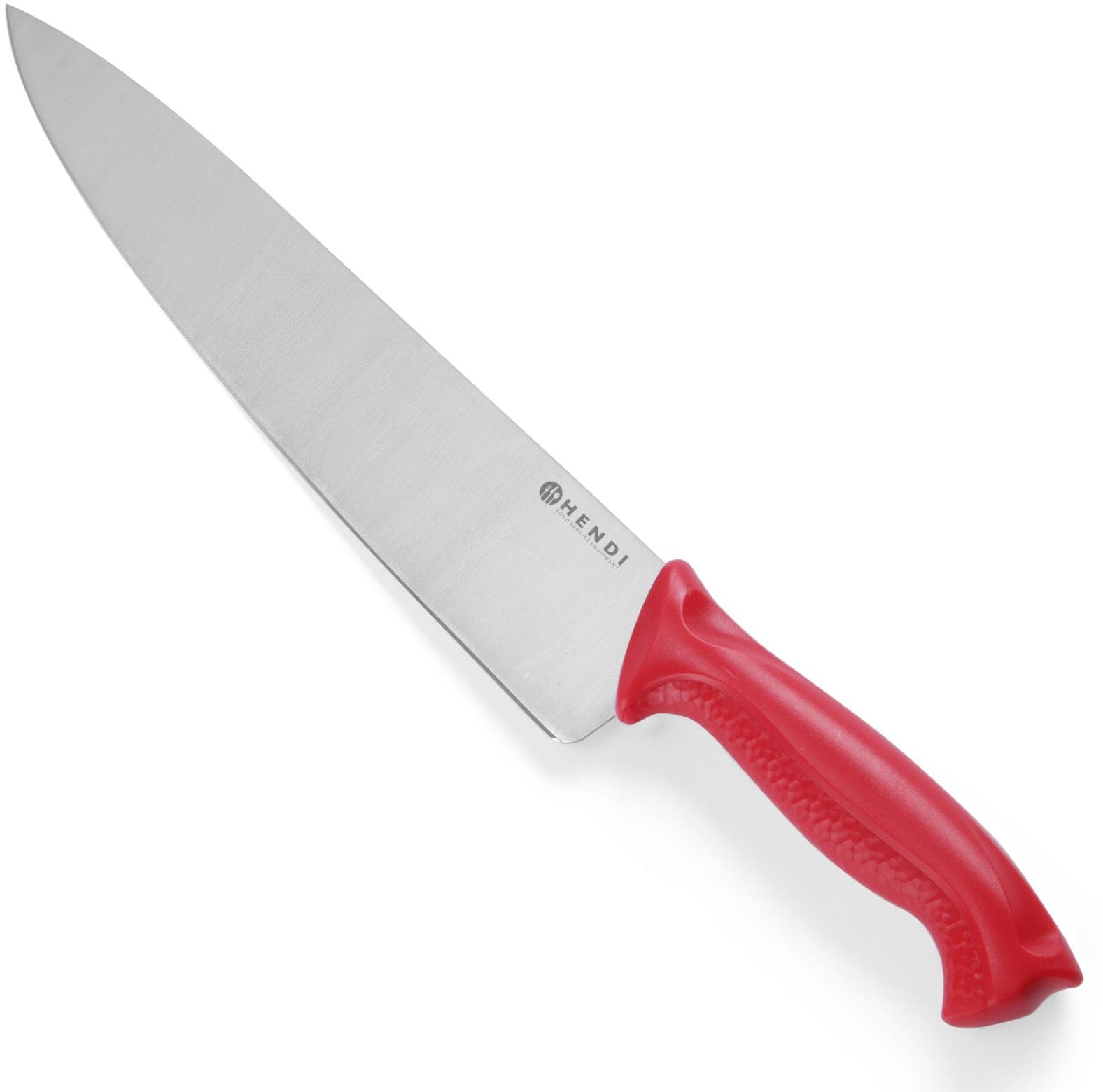 Hendi Nóż kucharski HACCP do surowego mięsa 320mm czerwony 842621