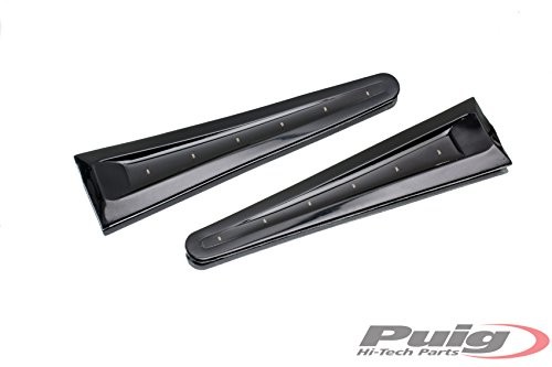 Puig 4177 na talerz czołowy trójkątna podstawa, czarny, diody LED niebieskie 4177A