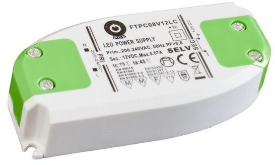 POS power Zasilacz meblowy LED FTPC8V12-LC 8W FTPC8V12