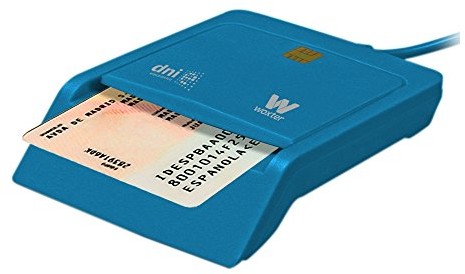 Woxter elektronicznej czytnik kart pamięci i dowód osobisty Reader, niebieski PE26-143