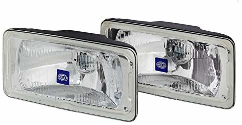 HELLA 1FD 005 700-651 Halogen-Zestaw reflektora dalekosiężnego - Comet 550 - 12V - Liczba referencyjna: 17.5 - Oprawa - Kolor szkła reflektora: transparentny - z lewej/z prawej - Komplet - Ilość: 2 FBA_1FD 005 700-651