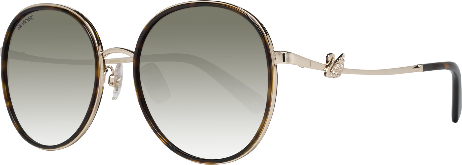 Swarovski Okulary Okulary przeciwsłoneczne Damskie SK0252-K 32F 58 Złote 1027426