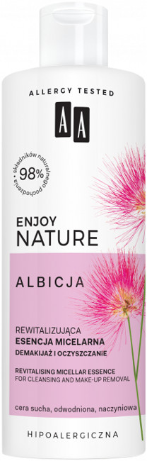 AA AA Enjoy Nature Albicja Rewitalizująca esencja micelarna demakijaż i oczyszczanie 400ml