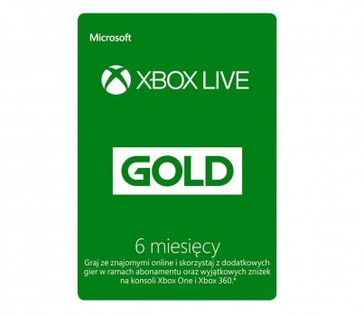 Opinie o Microsoft Xbox Live Gold 6 miesięcy