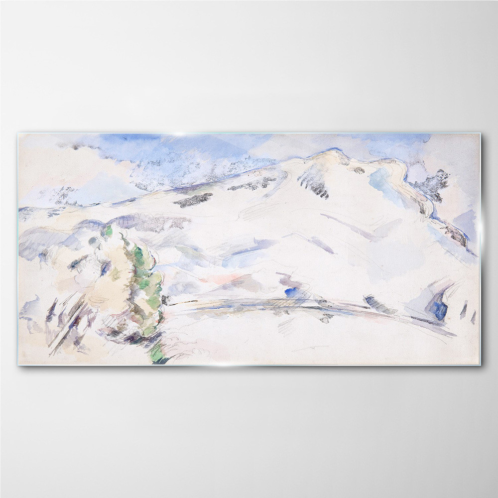 PL Coloray Obraz na Szkle Natura Góry Krajobraz 100x50cm