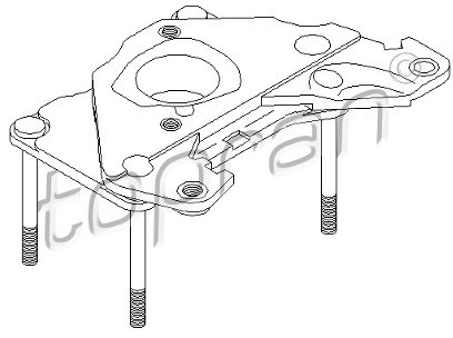 TOPRAN Podstawka gaźnika TOPRAN 100 582