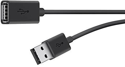 Belkin przedłużenie USB-A (M) na USB-A (F), DSTP 1,8 m czarna F3U153BT1.8M