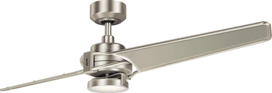 Elstead Lampa wisząca Nowoczesna lampa z wentylatorem LED Xety KLF-XETY-56-BN KLF-XETY-56-BN