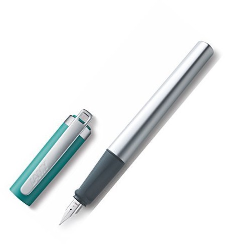 Lamy Model LAMY 1225219 fountain Pen LH Nexx M 094, srebrny/zielony 1225219