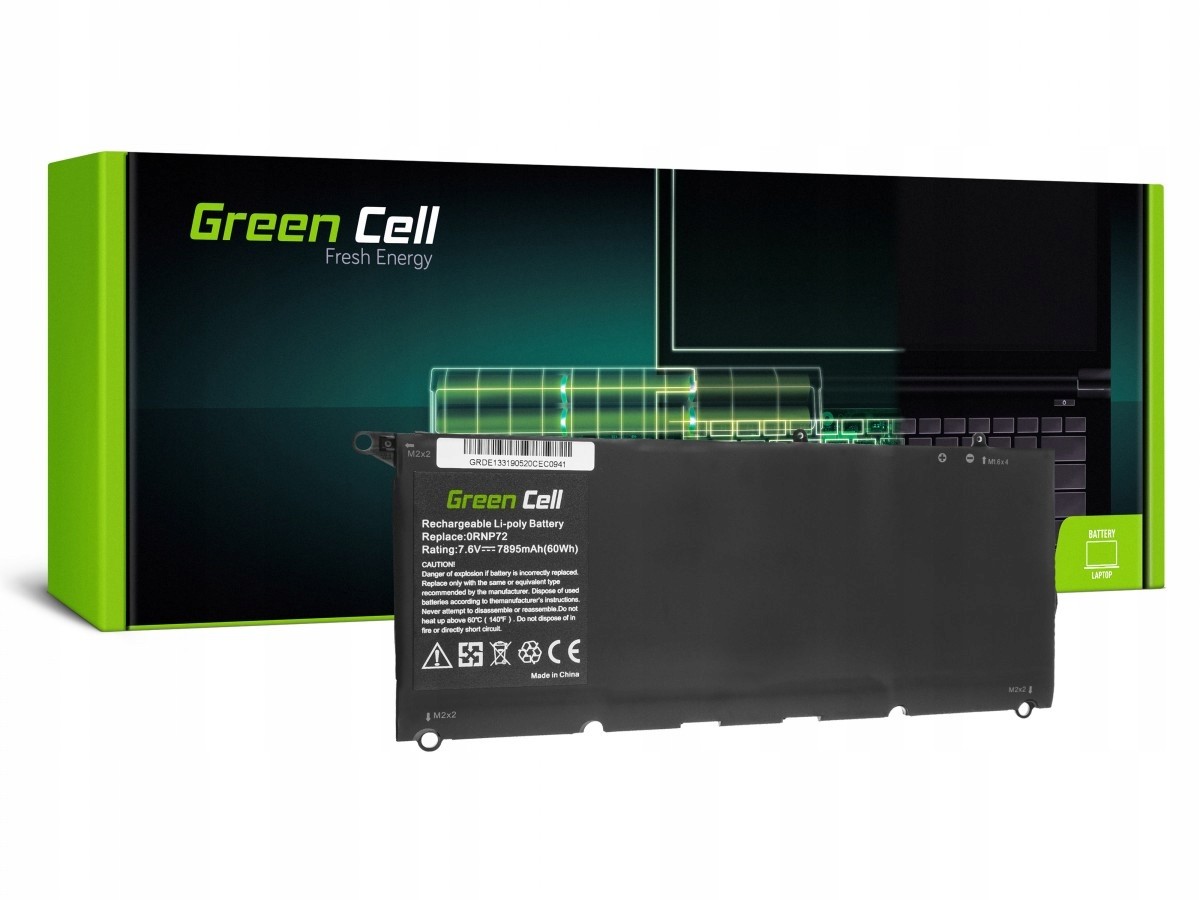 Green Cell Bateria PW23Y do Dell Xps 13 9360