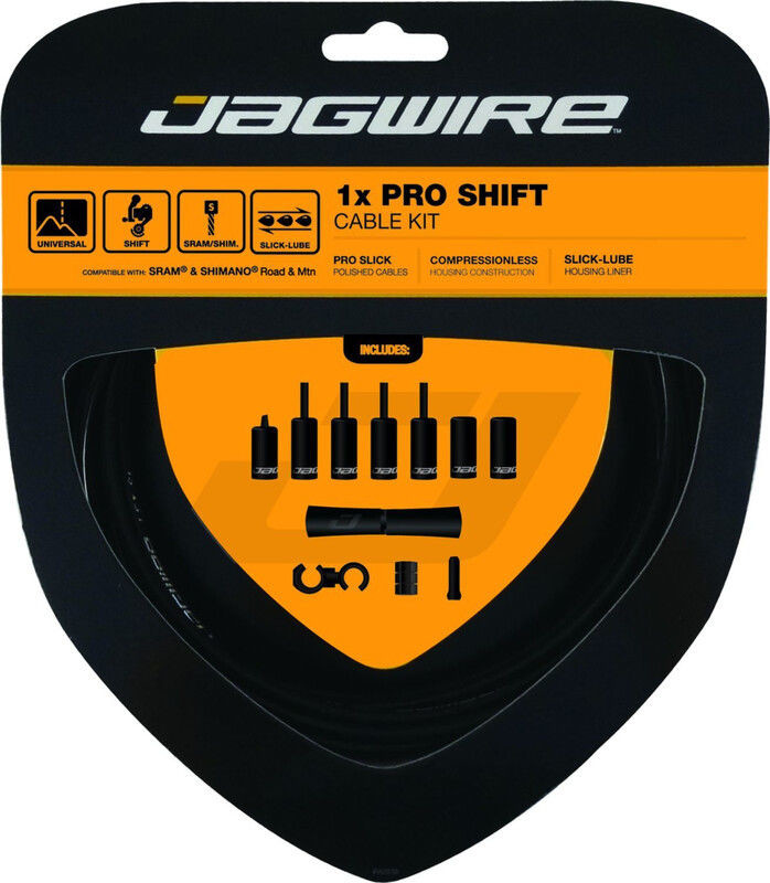 Jagwire Jagwire 1X Pro Shift Linka przerzutki - zestaw, black 2020 Linki przerzutki i pancerze