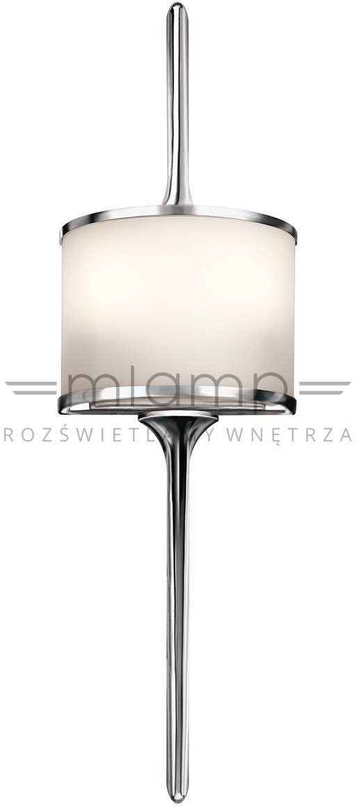 Elstead Lighting Kichler Kinkiet LAMPA ścienna KL/MONA/S PC KICHLER łazienkowa OPRAWA LED 7W IP44 chrom biała KL/MONA/S PC