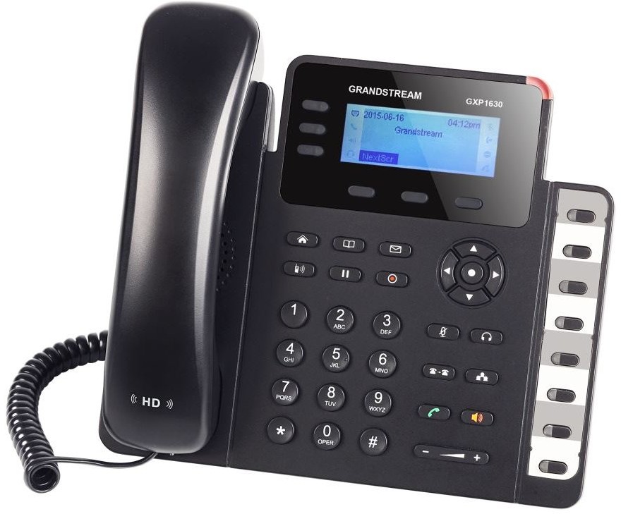 Grandstream GXP1630 - telefon VoIP 3 konta SIP 8 BLF PoE GXP1630