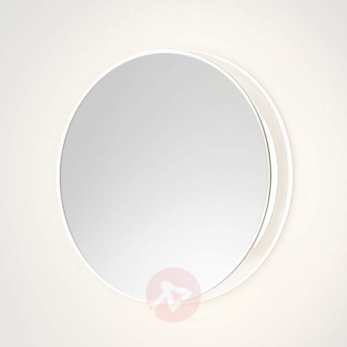 Lustrzana designerska lampa ścienna LED Lid