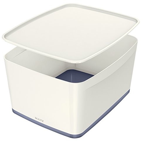 Leitz MyBox, pudełko z pokrywką, duże, nieprzejrzyste, biały 52164001