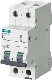 Siemens 5sl6  automatyczny wyłącznik nadmiarowo-prądowy 230 V 6 KA 1 + Neutral biegunowe C 25 A