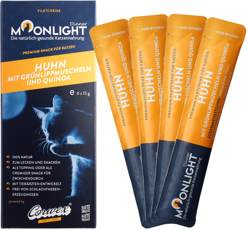 Moonlight Dinner Dinner FILETCREME Kurczak z Omułkiem i Komosą 4x15g