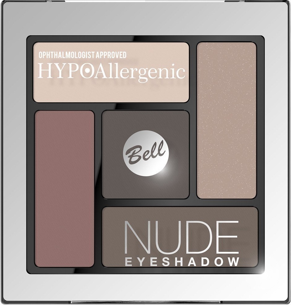 Bell Hypoallergenic Cienie do powiek Nude satynowo-kremowe nr 01 1szt 82446