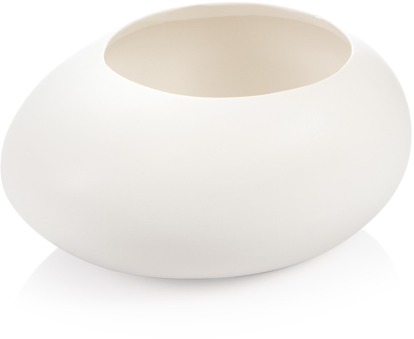 Tescoma FANCY HOME STONES OSŁONKA NA DUŻĄ DONICZKĘ BIAŁA CERAMIKA 907962.11