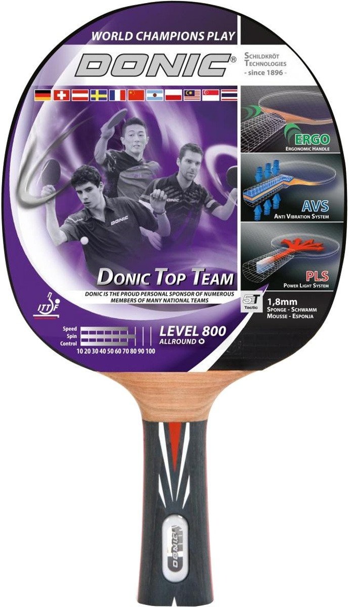 Donic Rakietka do tenisa stołowego, 800 Top Team